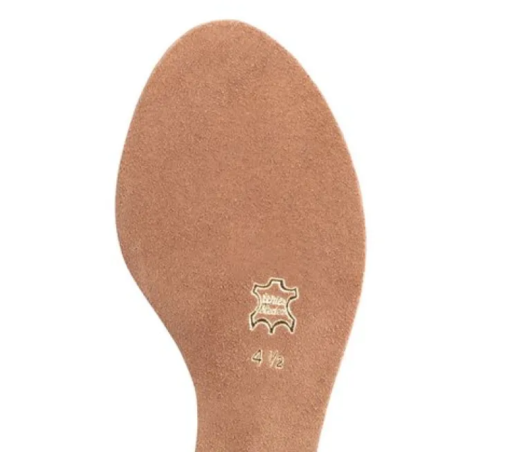 Dame Dansebutikken Anna Kern dansesko sølv/guld med 5 cm hæl - Noel