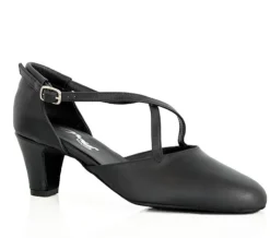 Dame Dansebutikken Anniel dansesko m.kryds rem 5 cm hæl - 2062