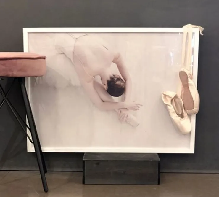 Dansebutikken Balletplakat med flot balletdanser