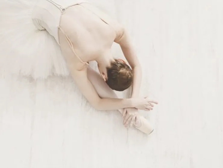 Dansebutikken Balletplakat med flot balletdanser