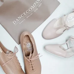 Dame Dansebutikken Beige skind Naia dame dansesko Werner Kern