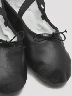 Dansebutikken Bloch bløde sorte balletsko med split sål