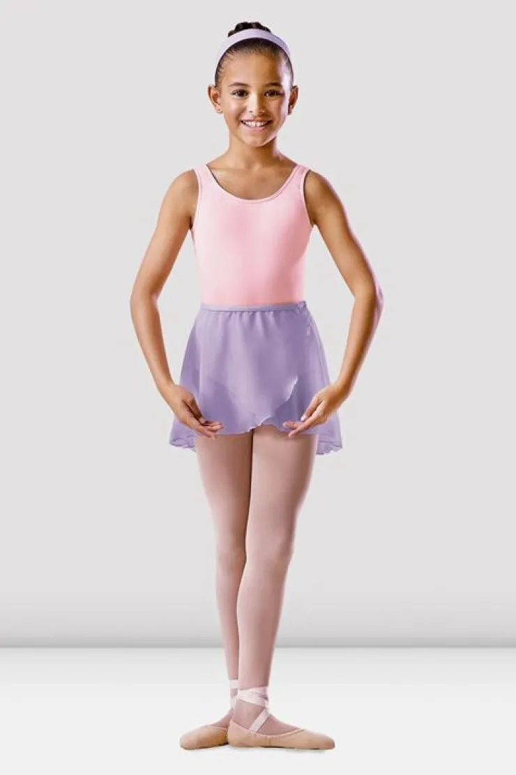 Børn Dansebutikken Bloch lilla chiffon skørt børn