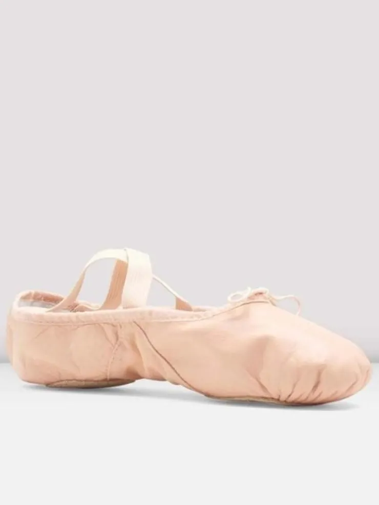 Dansebutikken Bloch springsko/ soft balletsko rosa splitsål - Børn