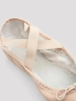 Dansebutikken Bloch springsko/ soft balletsko rosa splitsål