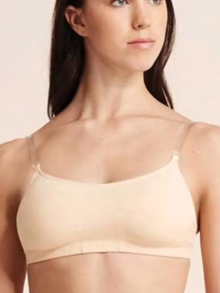 Dame Dansebutikken Capezio bh top m. puder dans/ballet/gymnastik