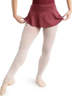 Dame Dansebutikken Capezio bordeaux pull-on skørt damer