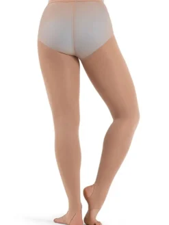Dame Dansebutikken Capezio Light sun tan tights m. andefod