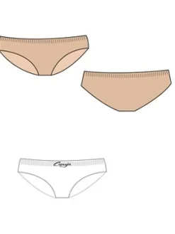 Dame Dansebutikken Capezio seamless trusse til dans/ballet/gymnastik