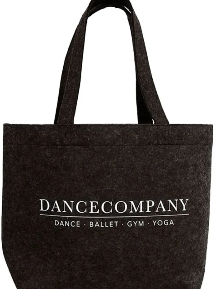 Dansebutikken Dancecompany koksgrå filt net med tryk