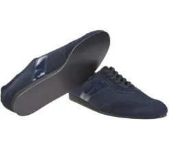 Dansebutikken Diamant mørkeblå dansesneaker vario spin sål til herrer