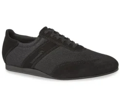 Dansebutikken Diamant sorte dansesneaker vario spin sål til herrer