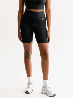 Dame Dansebutikken Drop of Mindfulness Lola shorts i mat sort