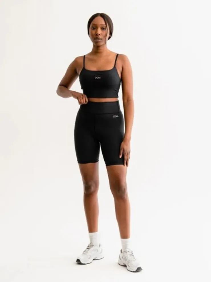 Dame Dansebutikken Drop of Mindfulness Lola shorts i mat sort