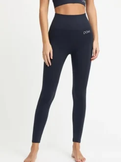 Dansebutikken Drop of mindfulness mørkeblå seamless leggings