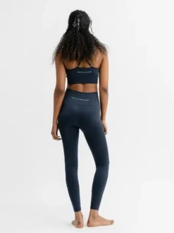 Dame Dansebutikken Drop of mindfulness seamless sports top mørkeblå