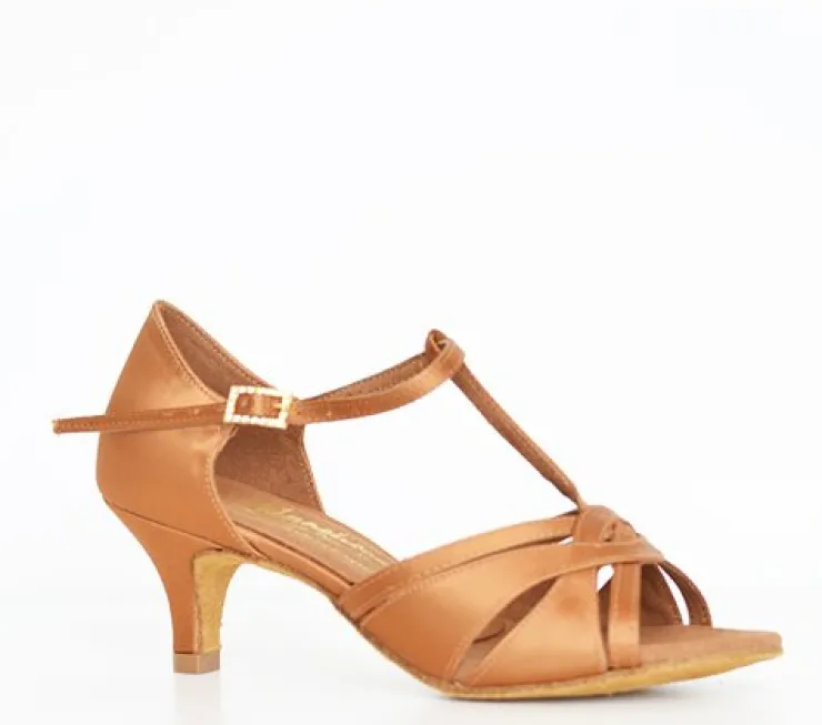 Dame Dansebutikken Flot latin/salsa sko Mia t-bar International 5 cm