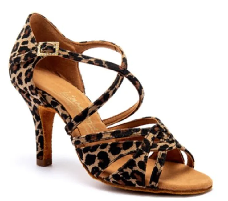 Dame Dansebutikken Flot salsa/latinsko leopard Mia International