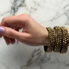 Dansebutikken Guld rhinsten armbånd
