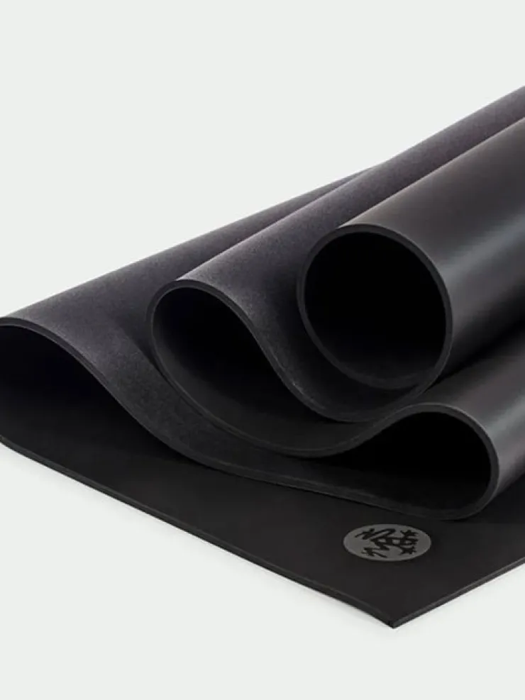 Dansebutikken Manduka sort lækker måtte til hot yoga 5 mm