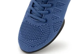 Dame Dansebutikken Mellem blå dansesneaker i åndbar strik til damer - Suny