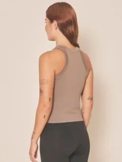 Dame Dansebutikken Moonchild brun tank top