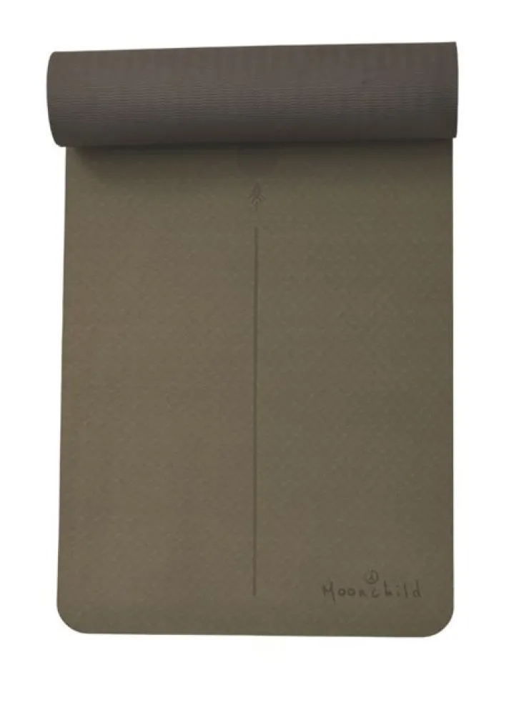 Dansebutikken Moonchild let TPE active yogamåtte for begyndere - olive