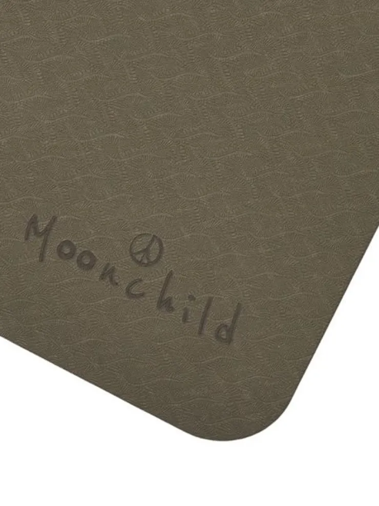 Dansebutikken Moonchild let TPE active yogamåtte for begyndere - olive