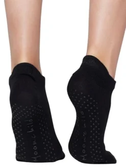 Dansebutikken Moonchild sorte toe socks til yoga