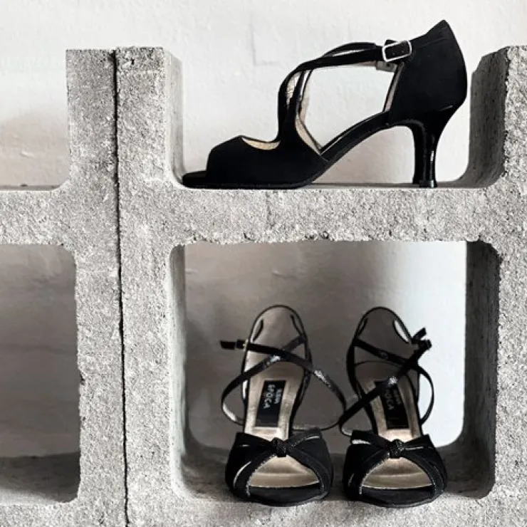 Dame Dansebutikken Nueva Epoca Joy dansesko 6 cm hæl