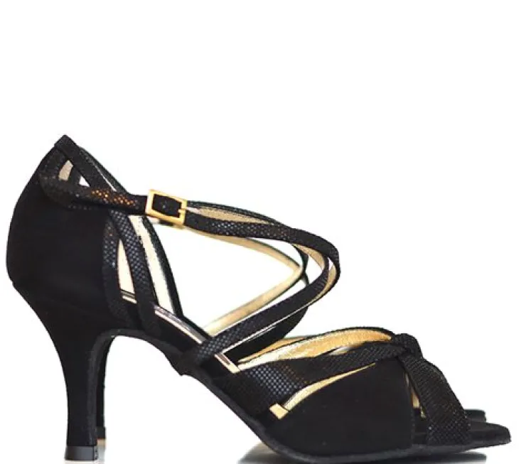 Dame Dansebutikken Nueva Epoca Sienna dansesko 7 cm hæl