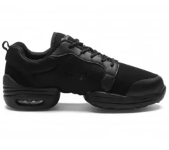 Dame Dansebutikken PEBBLE Rumpf dansesneaker sort mesh