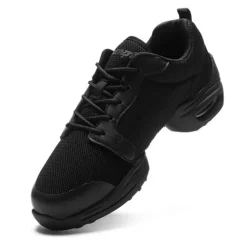 Dame Dansebutikken PEBBLE Rumpf dansesneaker sort mesh