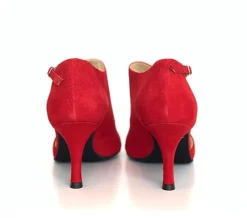 Dame Dansebutikken Rød dansesko Nueva Epoca Linea 7 cm hæl