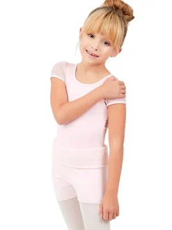 Børn Dansebutikken Rosa bløde strik shorts til piger Capezio