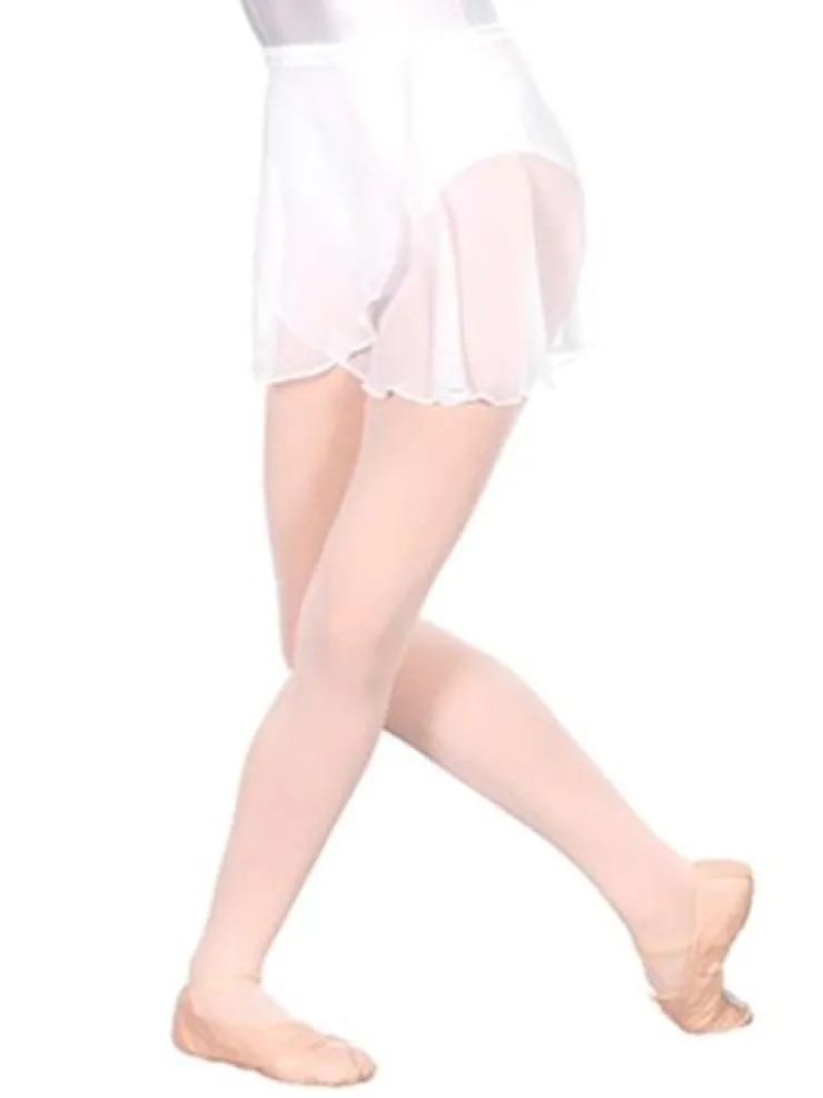 Børn Dansebutikken Seré hvid chiffon slå om skirt piger