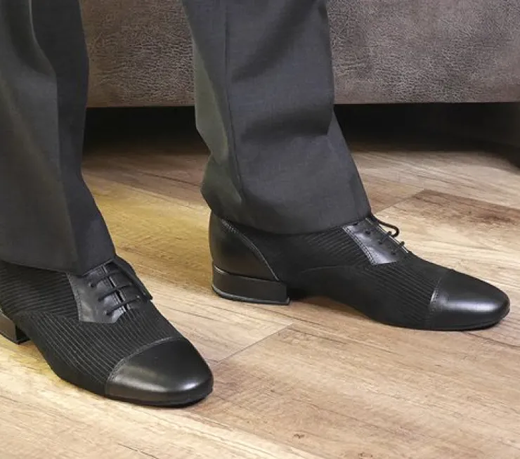 Dansebutikken Smart dansesko til herrer med nålestriber