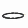 Dansebutikken SOÏ armbånd 4mm - blackstone