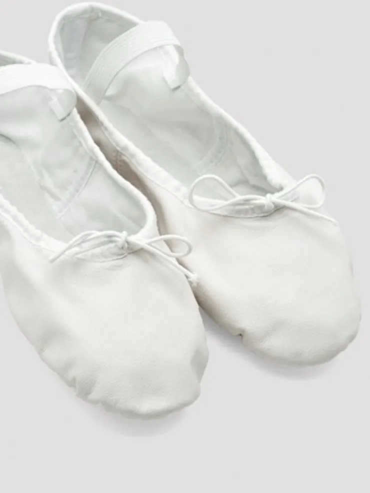 Dansebutikken Soft fuld sål balletsko/springsko Bloch skind