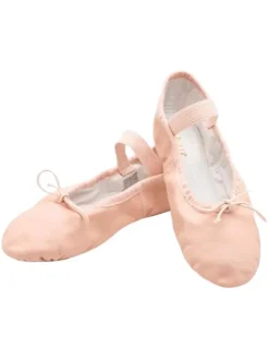 Dansebutikken Soft fuldsål balletsko/springsko Bloch skind
