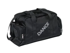 Dansebutikken Sort dansetaske med grå DANCE logo