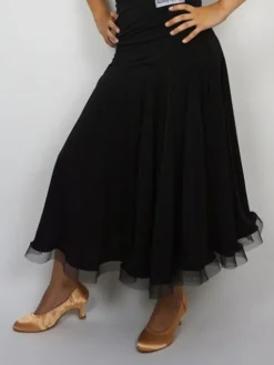 Dame Dansebutikken Sort standard nederdel til damer - Ready4dance