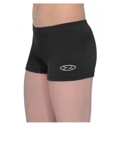 Dansebutikken Sorte basic velour shorts til piger gym The zone