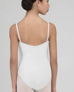 Børn Dansebutikken Wear Moi dragt med rynk i hvid