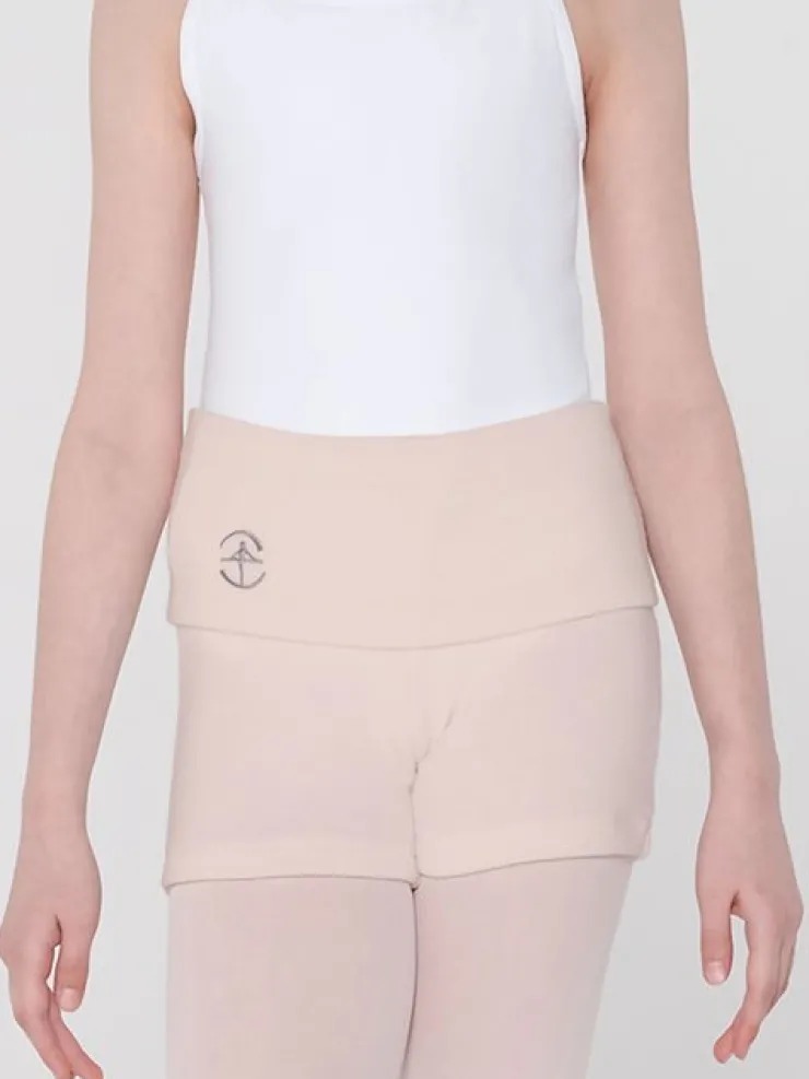 Børn Dansebutikken Wearmoi rosa strikshorts børn ballet/gymnastik