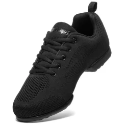 Dame Dansebutikken ZUMA Rumpf sneaker sort åndbar knit